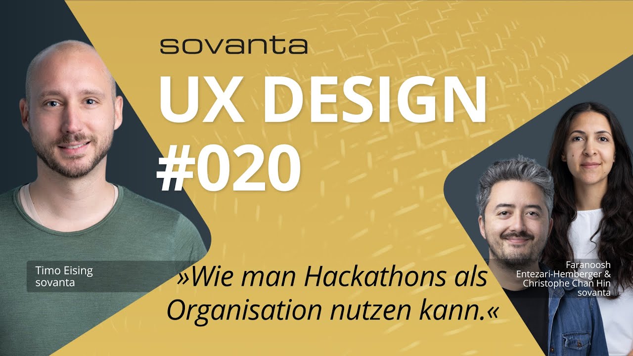 UX Design Podcast: Wie man Hackathons als Organisation nutzen kann.