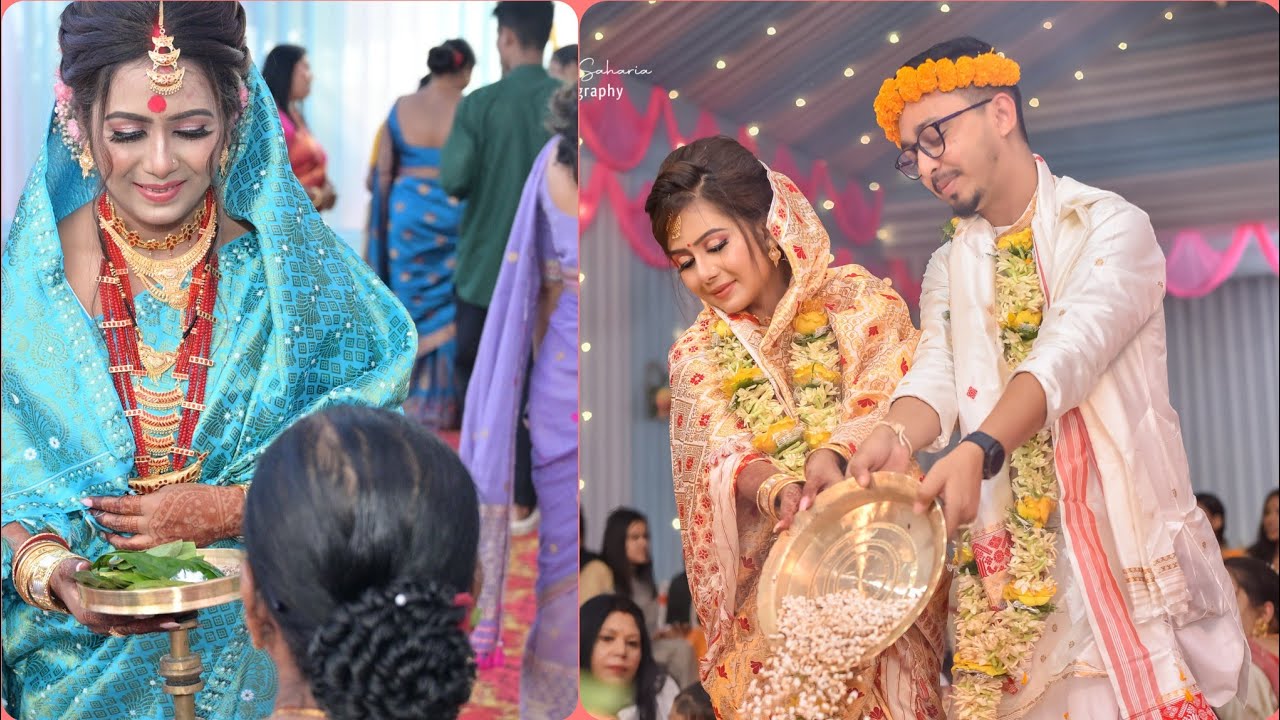 Groom's side reception || Full length wedding Video || Assamese wedding || Reception makeup look