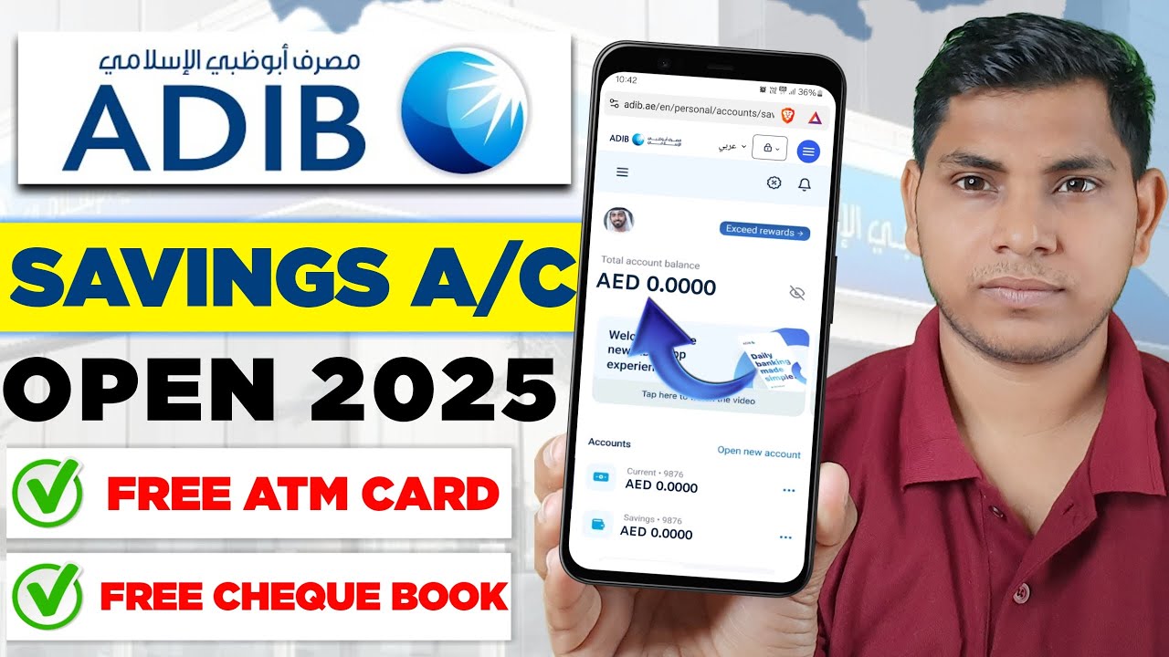 How to Open ADIB Bank Account Online 2025 | Adib Zero Balance Account Opening Online