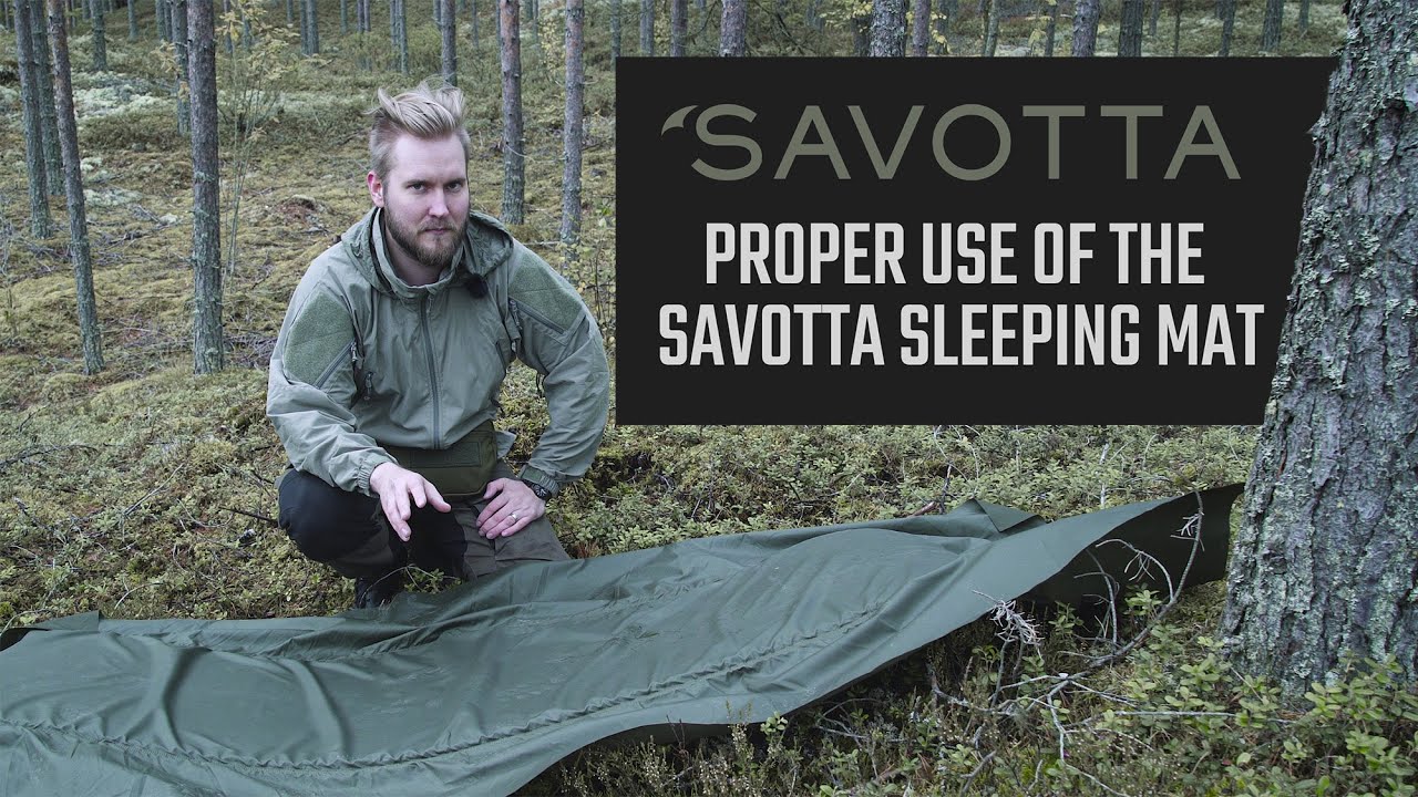 Proper use of the Savotta Sleeping Mat