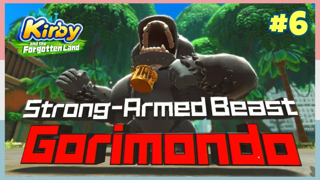 Gorimondo, First Boss Fight - The Brawl At The Mall In Kirby And The Forgotten Land #6 *Wild Mode*