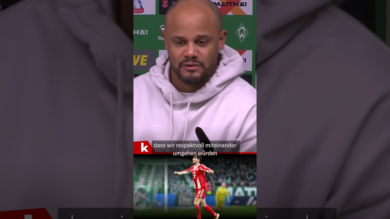 Kompany lobt Goretzka und erinnert an Comeback in der Vorsaison #shorts