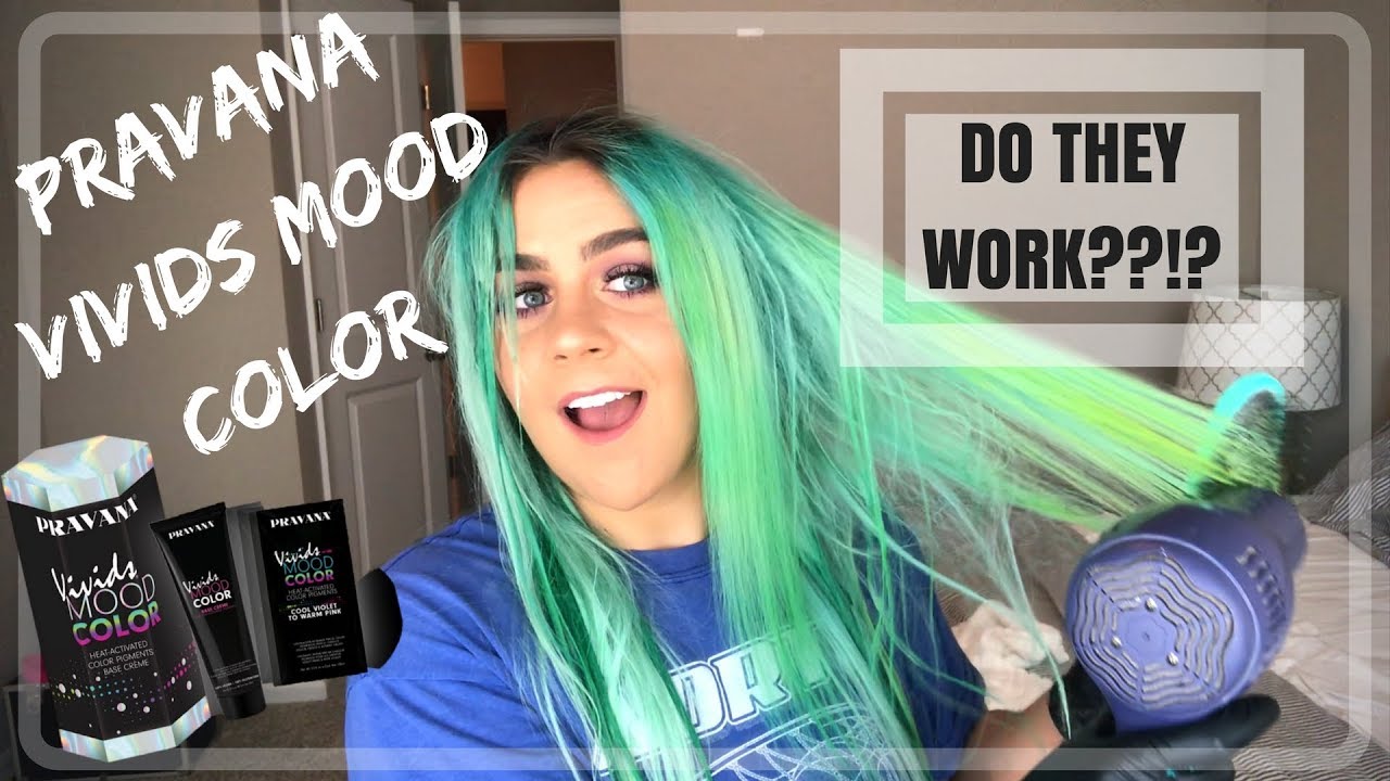 PRAVANA MOOD COLORS || HEAT ACTIVATED HAIR COLOR || DO THEY WORK?!?! || BARRON BROCK