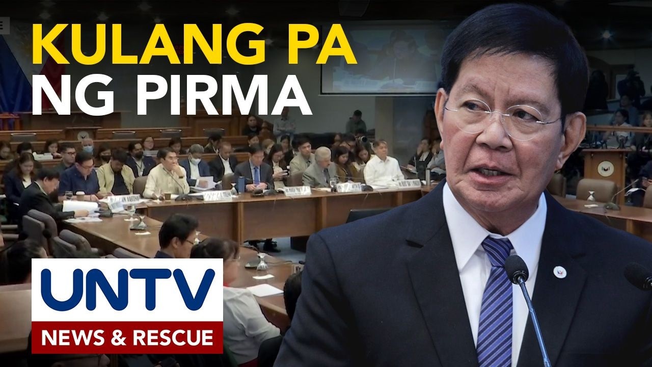 Sen. Lacson: 5 pang pirma kailangan para maisalang sa plenaryo ang partial report ng BRC