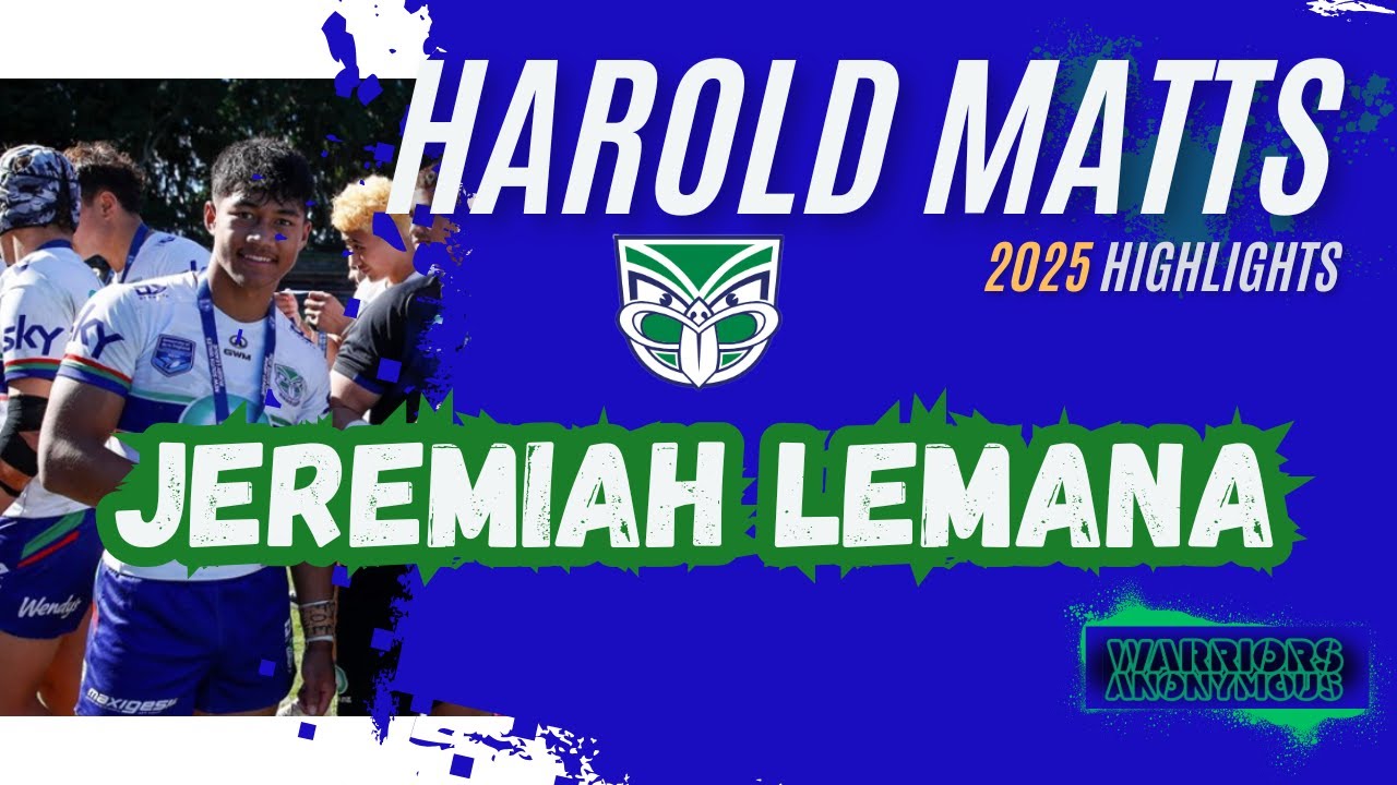 Jeremiah Lemana | Harold Matts 2025 | HIGHLIGHTS | Warriors