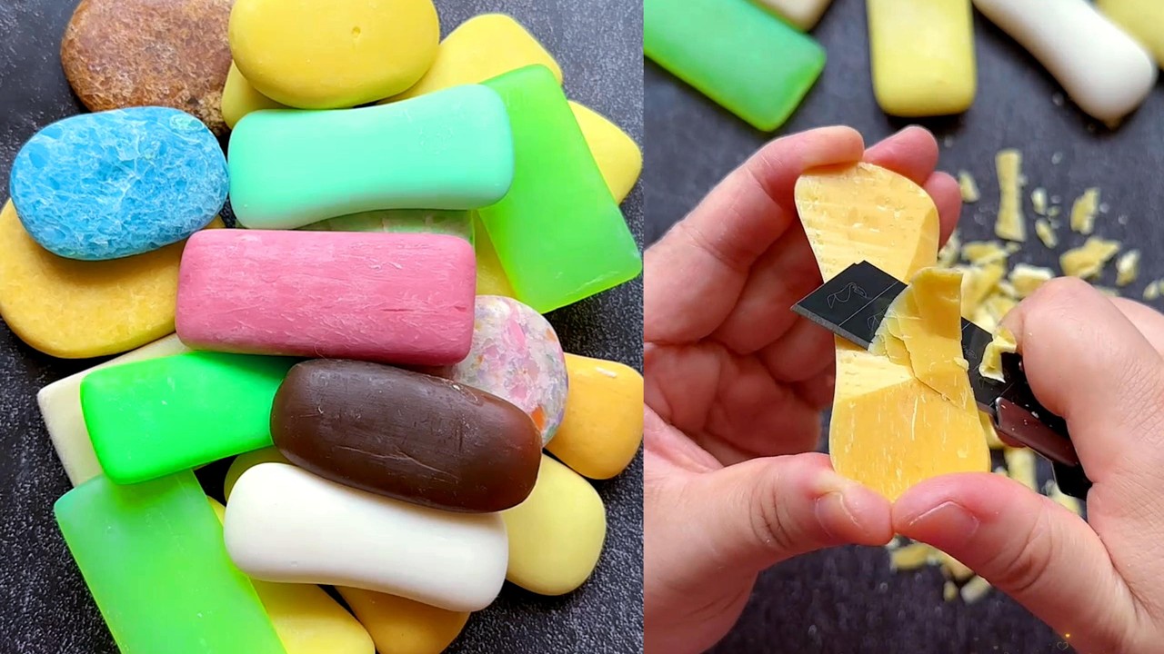 Don’t Blink! 😳 Perfect Soap Cutting ASMR 🔪🧼 So Satisfying!