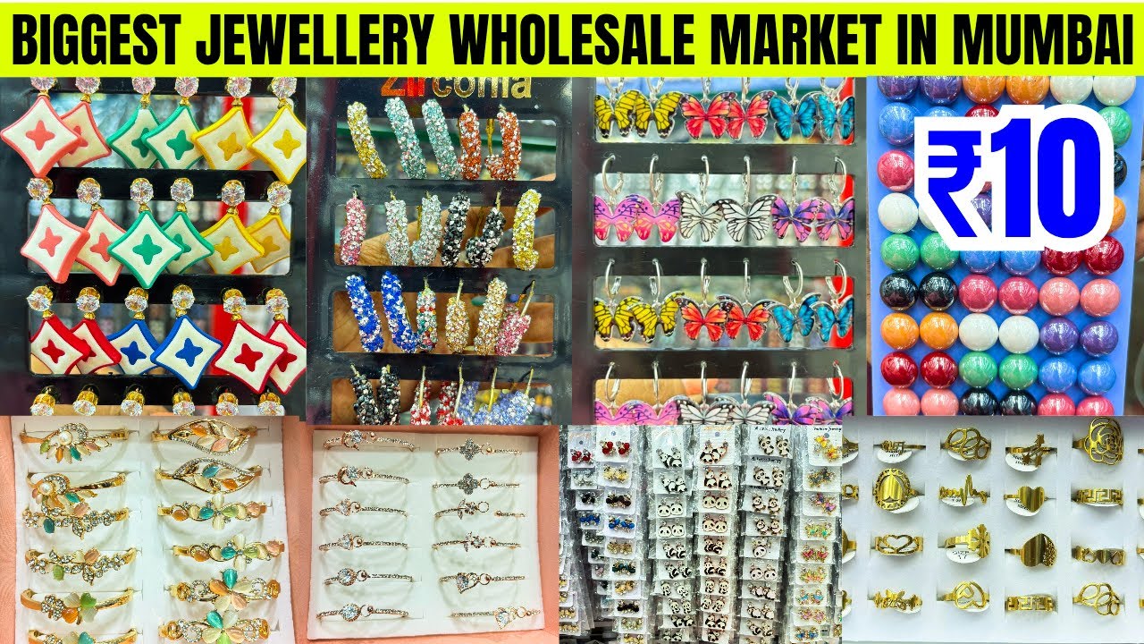 Mumbai’s BIGGEST Fancy Western Jwellery In Mumbai | Western Jwellery Wholesale Market