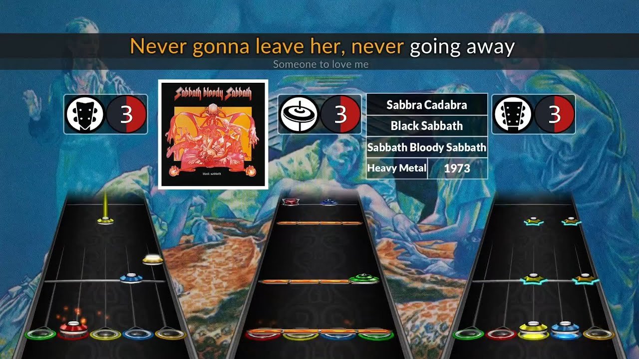 [Clone Hero] Black Sabbath - Sabbra Cadabra [chart preview] [FULL BAND]