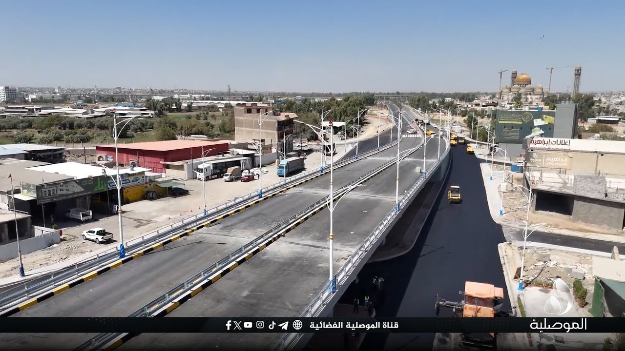 معاون الإعمار يتفقد سير العمل في مجسر سنحاريب ويؤكد افتتاحه نهاية الأسبوع المقبل