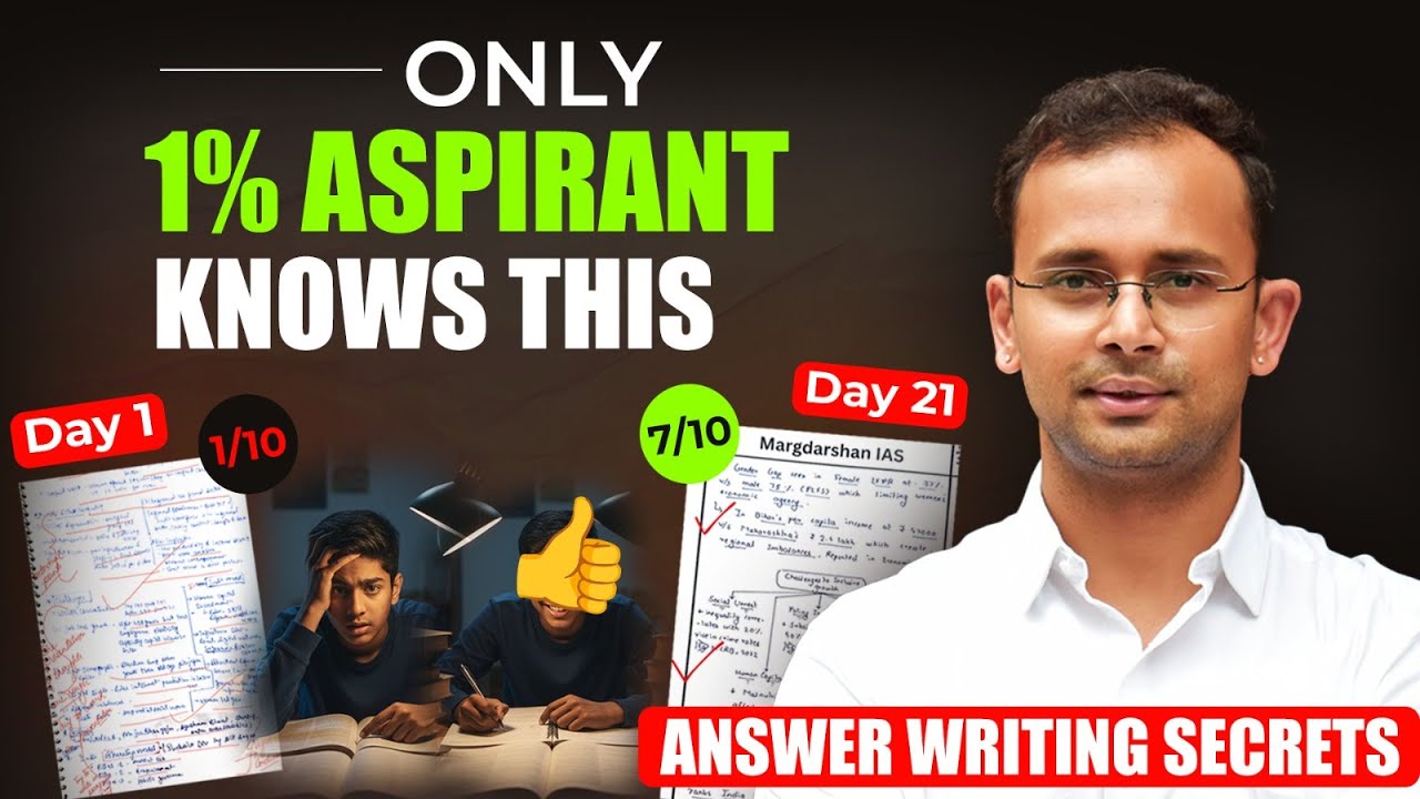How to Start Answer Writing from ZERO in Just 21 Days and Score 7/10 | UPSC IAS Mains Ready
