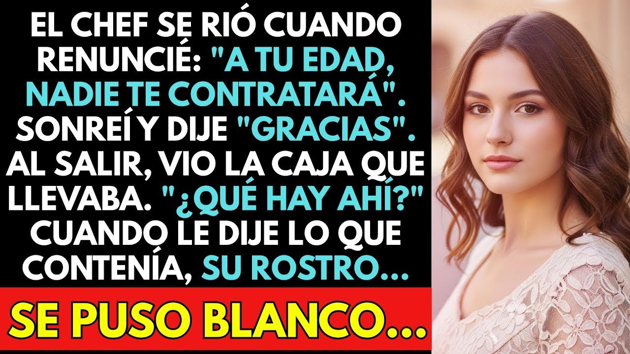 El Chef Se Burló De Mi Renuncia — Luego Vio Los Recetarios Secretos Que Me Llevaba