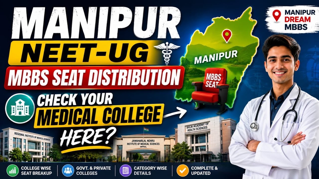 Seat matrix Distribution of Government College MBBS Seat || NEET-UG 2026 Counselling || Manipur