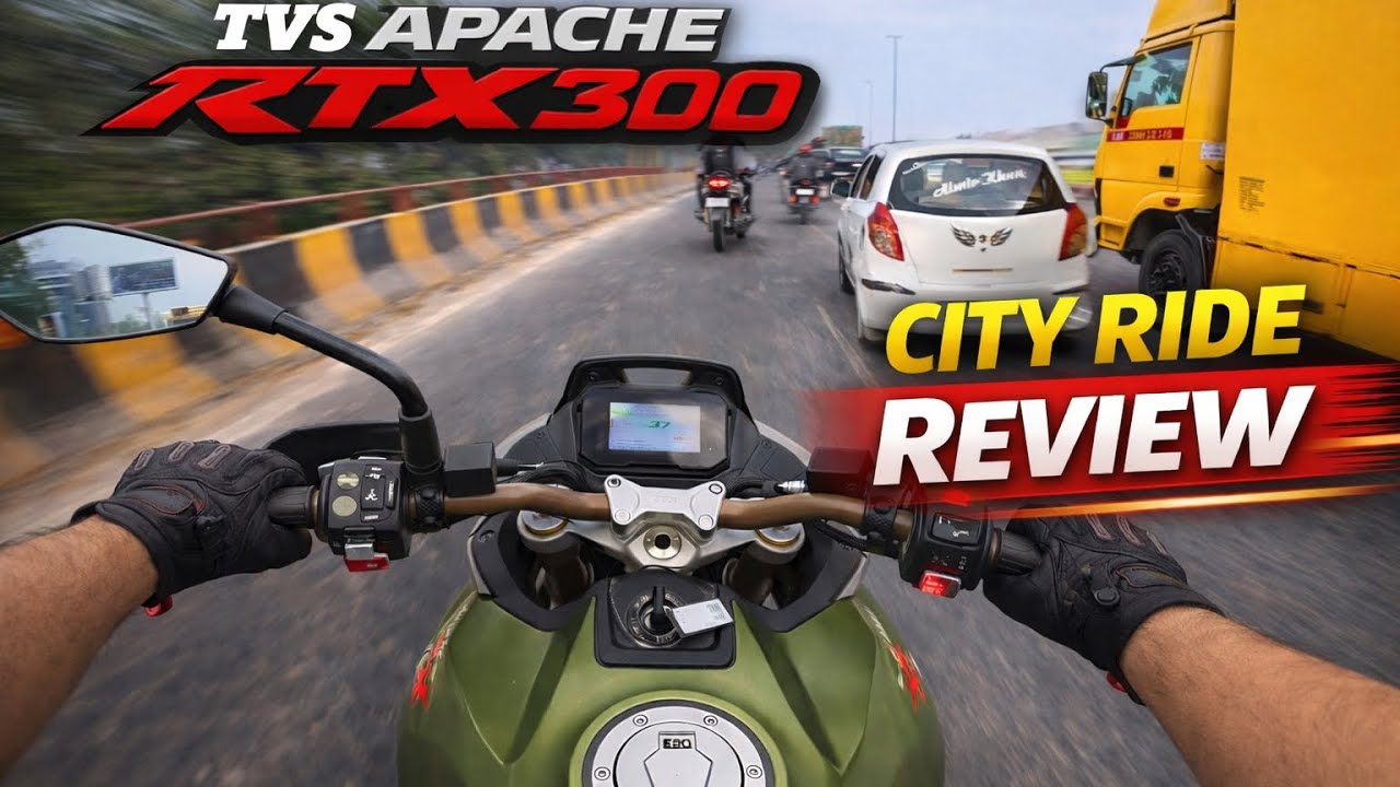Tvs Apache RTX 300 City Ride Review