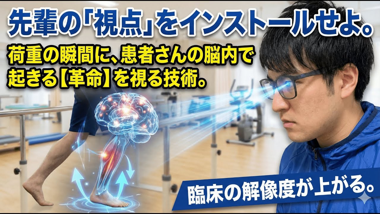 【新人・若手PT必見】先輩はなぜ「荷重しろ」と言うのか？教科書には載っていない、麻痺側荷重のバイオメカニクスと脳科学