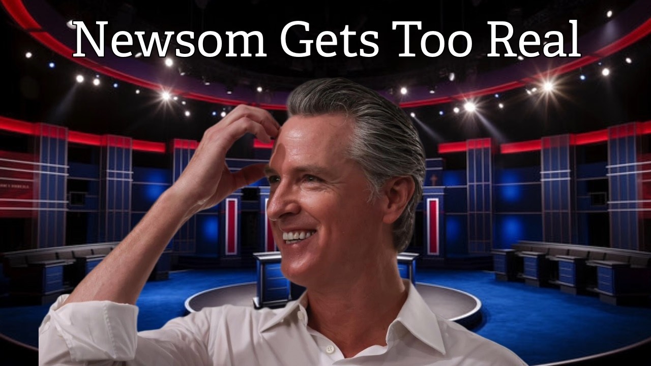 Gavin Newsom Has a Nervous Breakdown At The Democratic Primary Debate (2028)