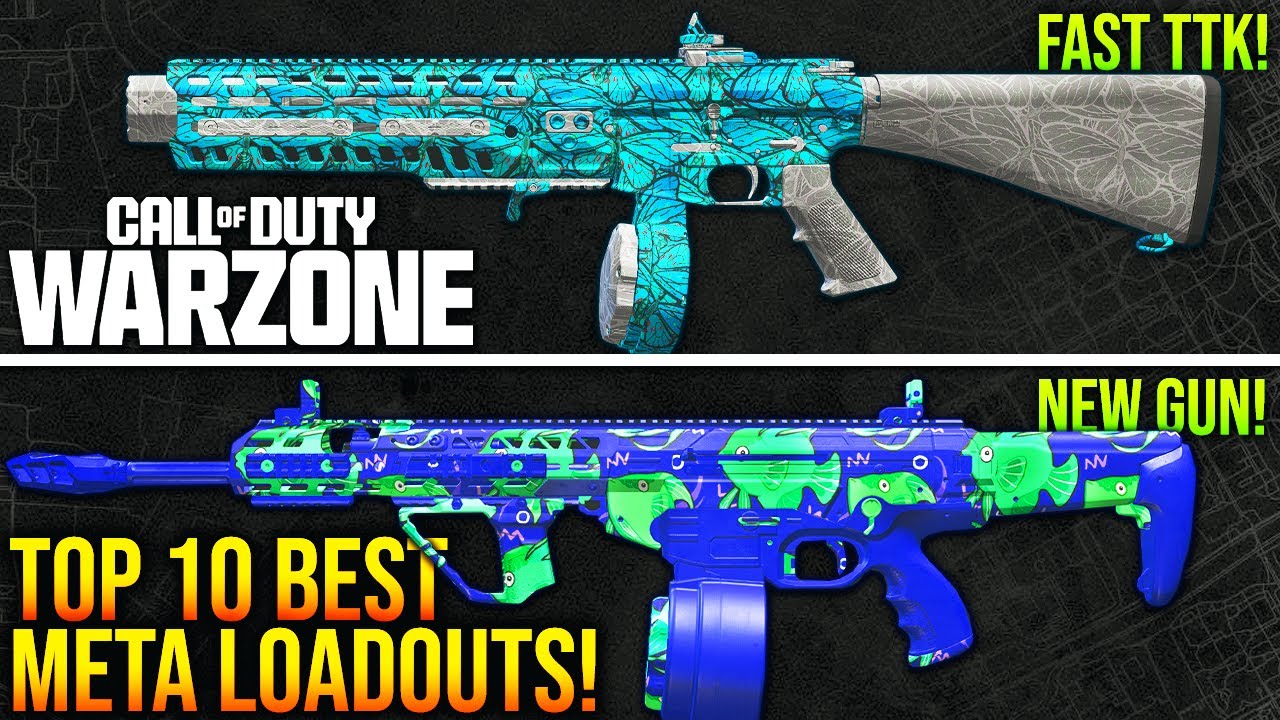 WARZONE: New TOP 10 BEST META LOADOUTS After Major META Update! (WARZONE Best Weapons)