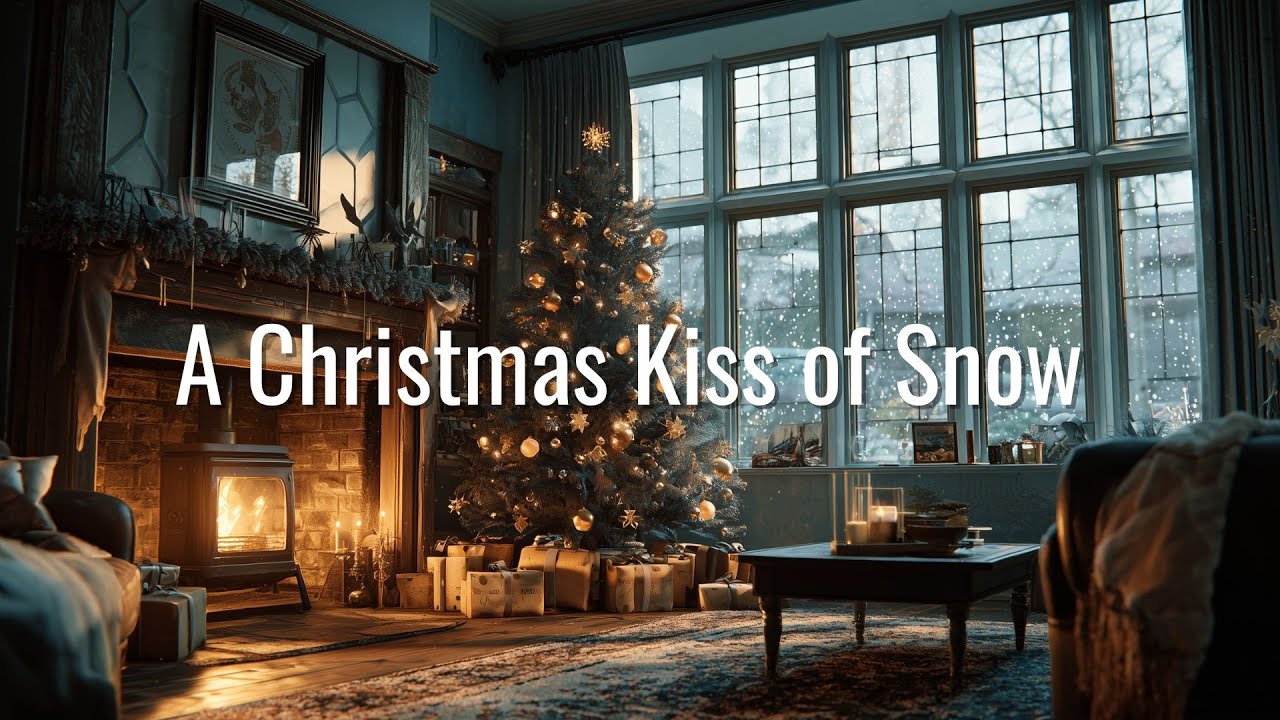 A Christmas Kiss of Snow ❄️ Dreamy Orchestral Holiday Romance | Mid-Century Christmas Ballad