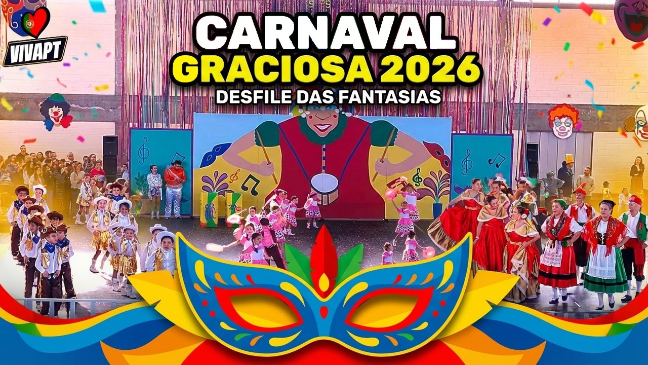 🎭 Carnaval Graciosa 2026 - Desfiles de todas as Fantasias | Confira! 🎭🔥
