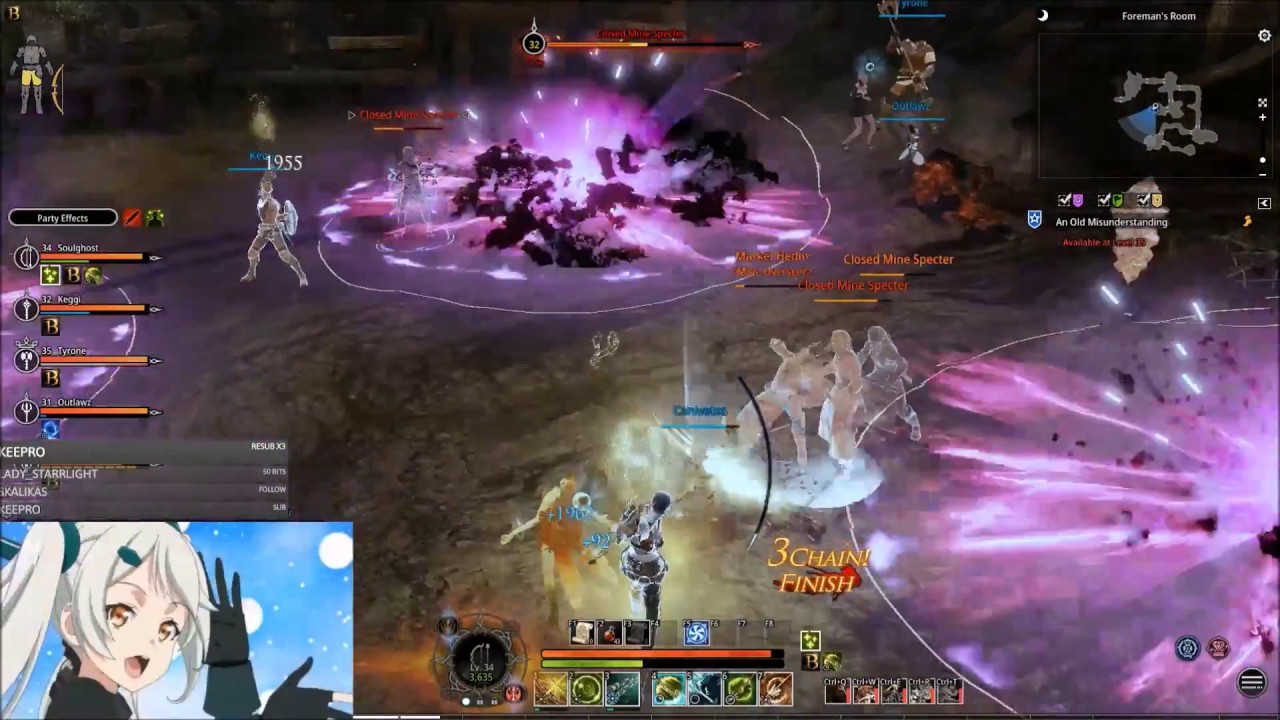 [Bless Online] Urutus Mine - first group dungeon [Stream]