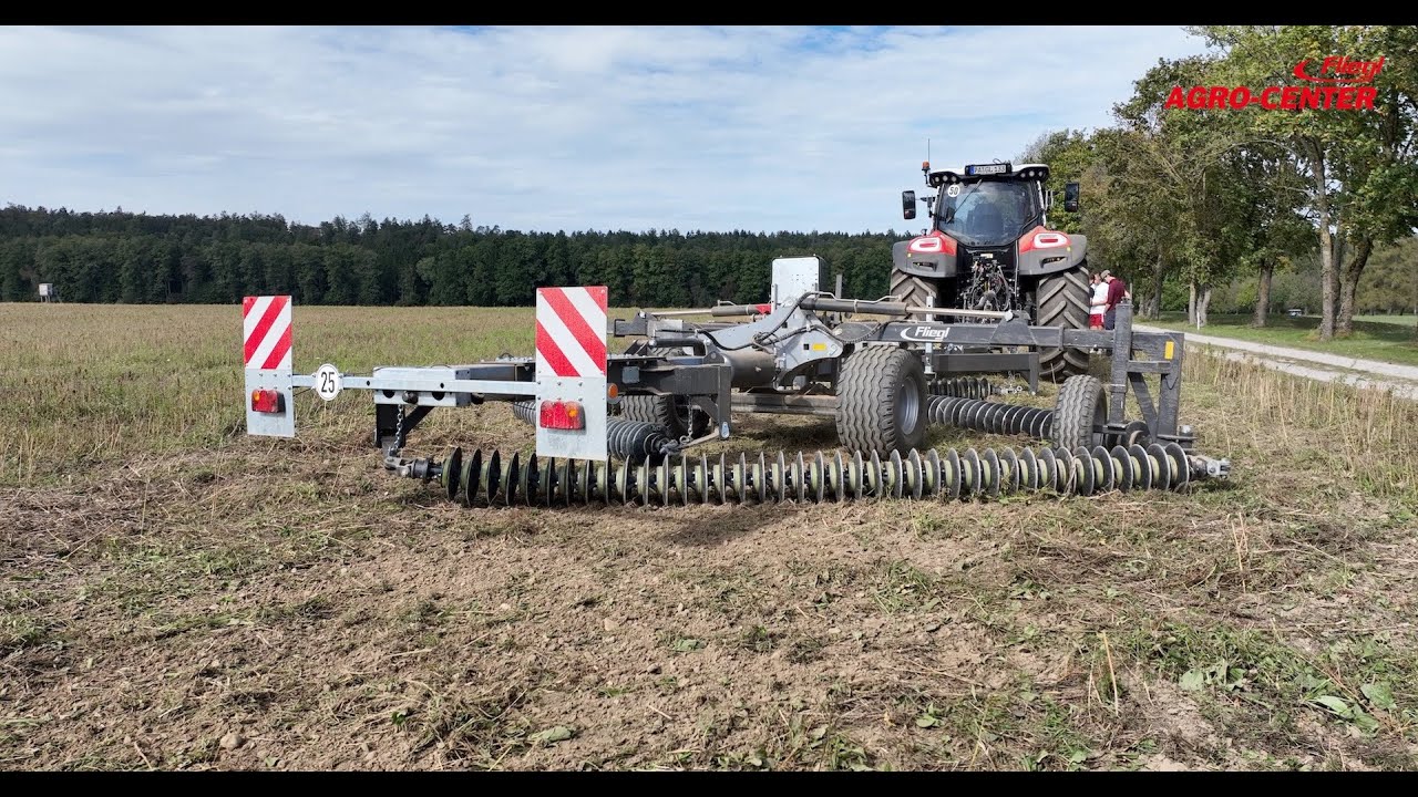 Fliegl Kettenscheibenegge Hanf Mais Getreide