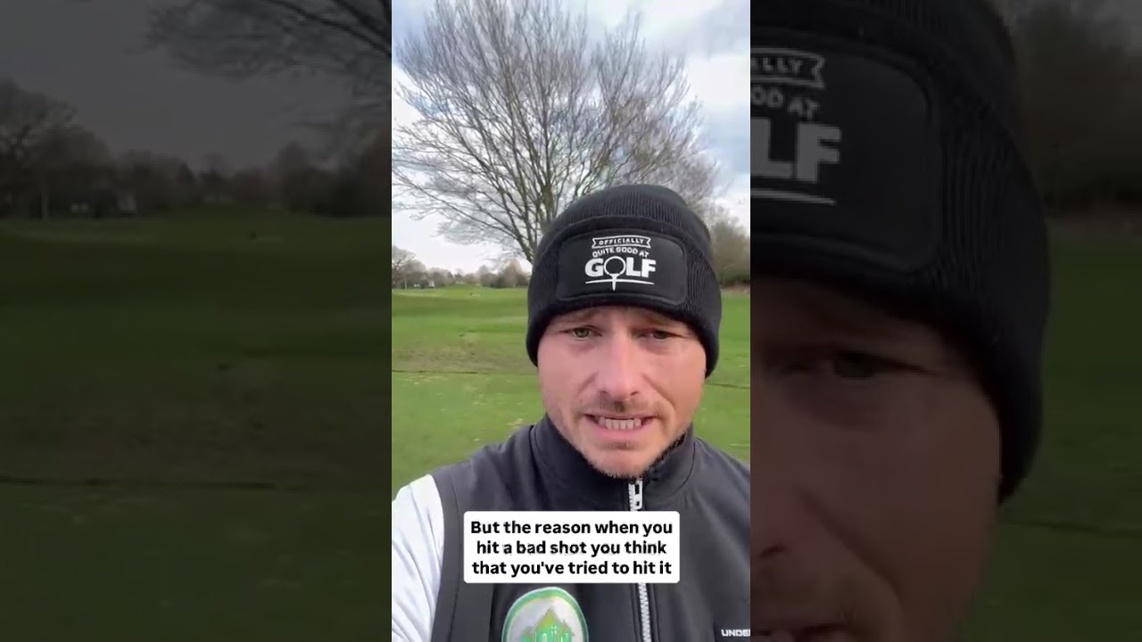 What's your excuse for a bad shot?