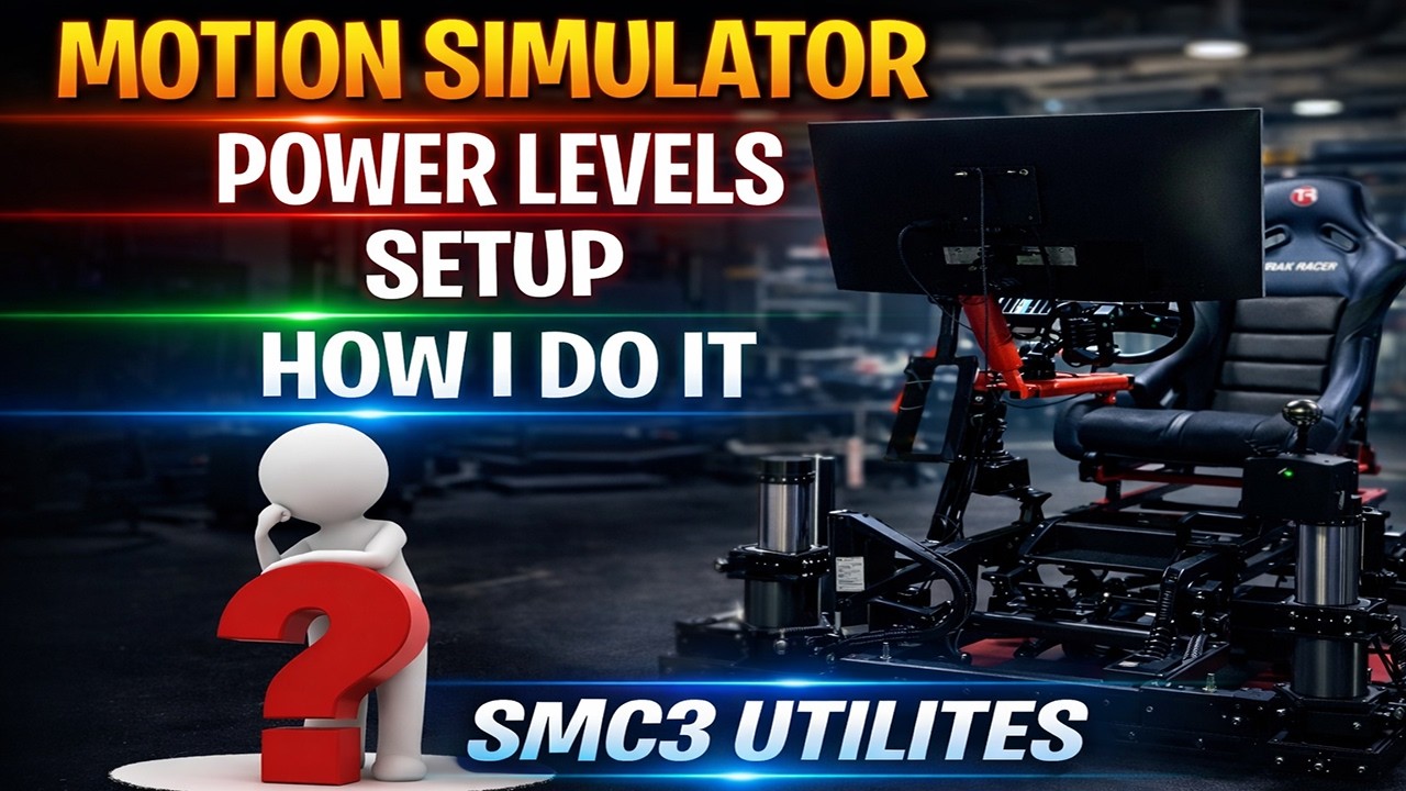 Motion Simulator Initial Setup With SMC3 Utilities For Smooth Motion