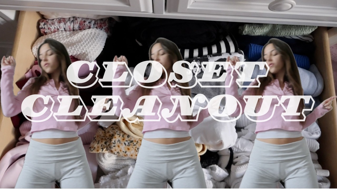 Closet Cleanout With Me - getting organized, donating and selling clothes :)
