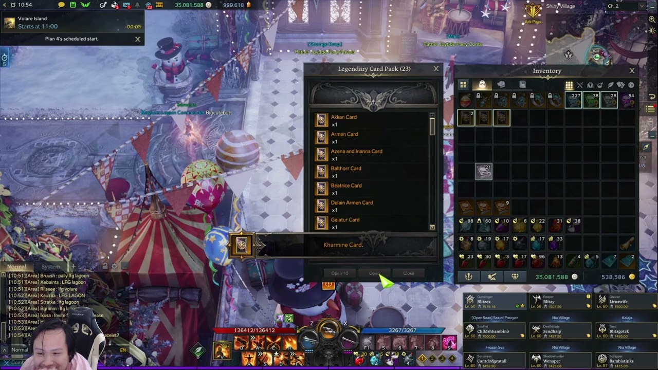 card pack GAMBA TIME, Opening 400 packs Light of Salvation 30?