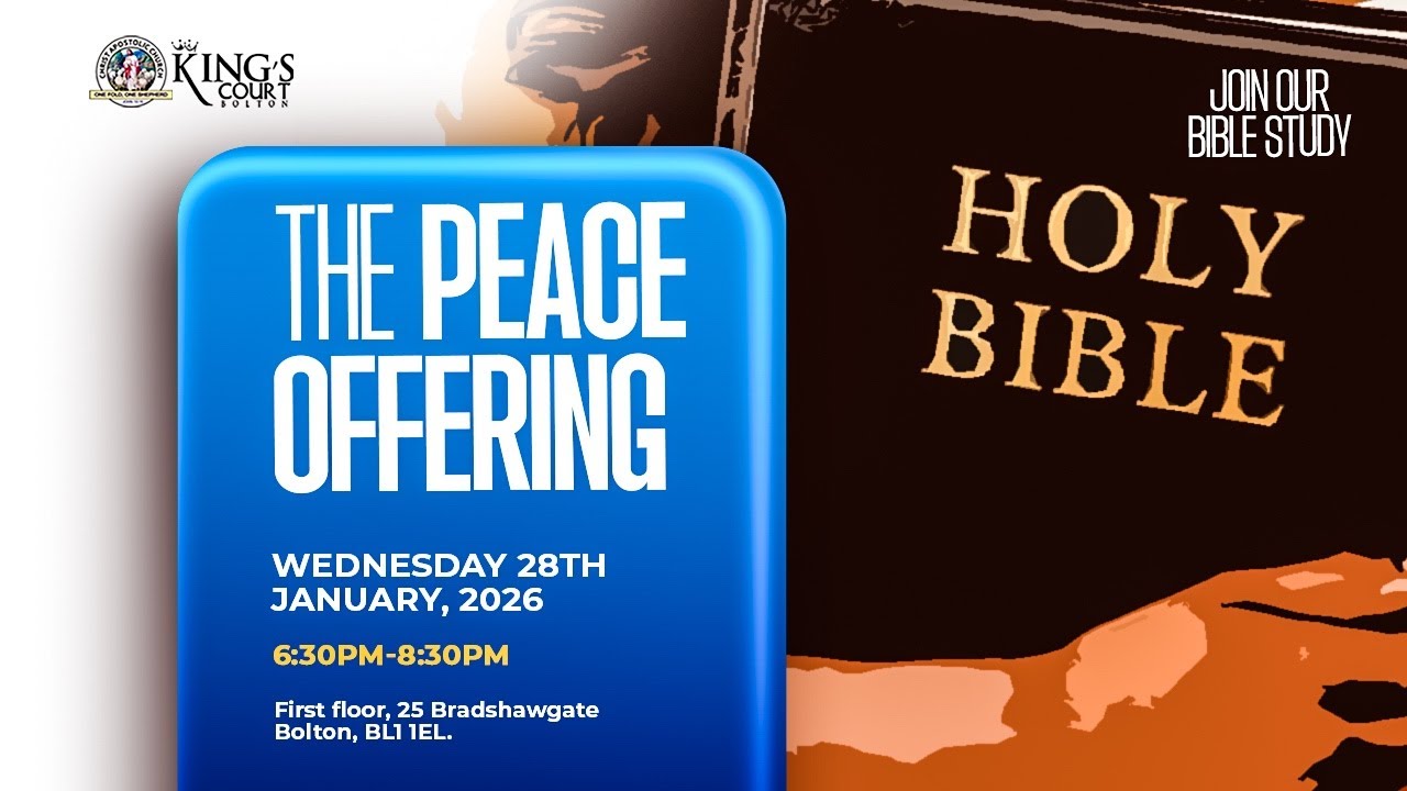 BIBLE STUDY | THE PEACE OFFERING