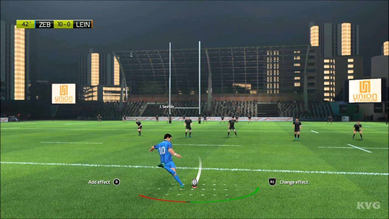 Rugby 20 - Zebre vs Leinster Rugby - Gameplay (PS4 HD) [1080p60FPS]