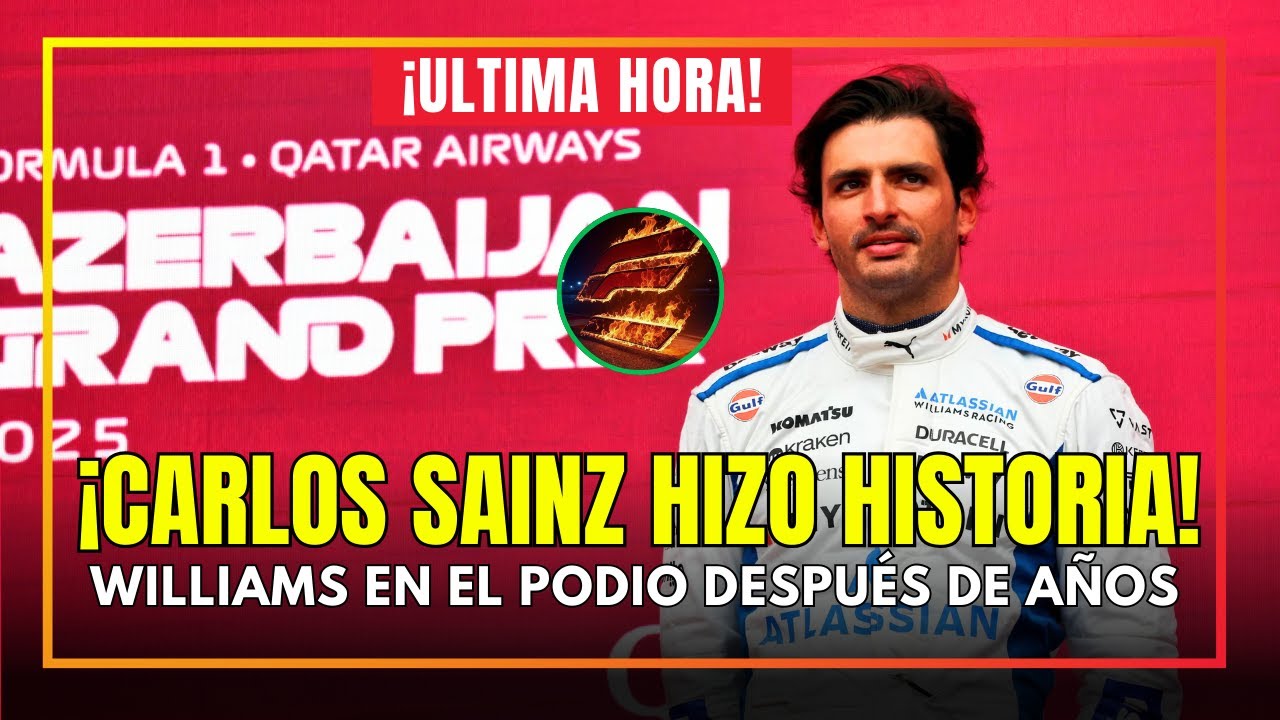 EL MILAGRO DE SAINZ De Williams al Podio en la Carrera Más Loca del Año