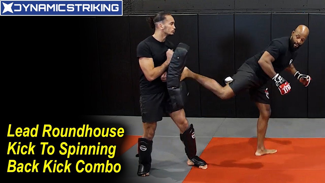 Lead Roundhouse Kick To Spinning Back Kick Combo by David Loiseau