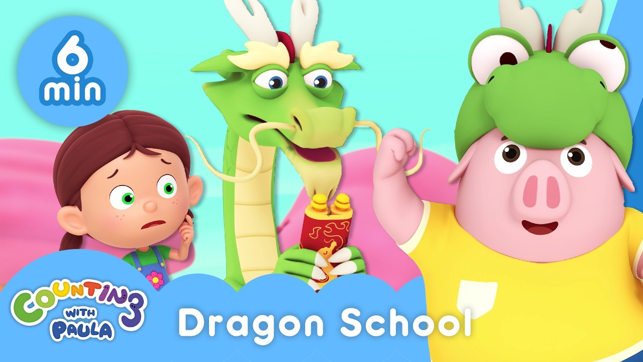 Can Anyone Become a Dragon? 🤔🔥🐲🐉 | Counting with Paula Season 6 | Kids Cartoons