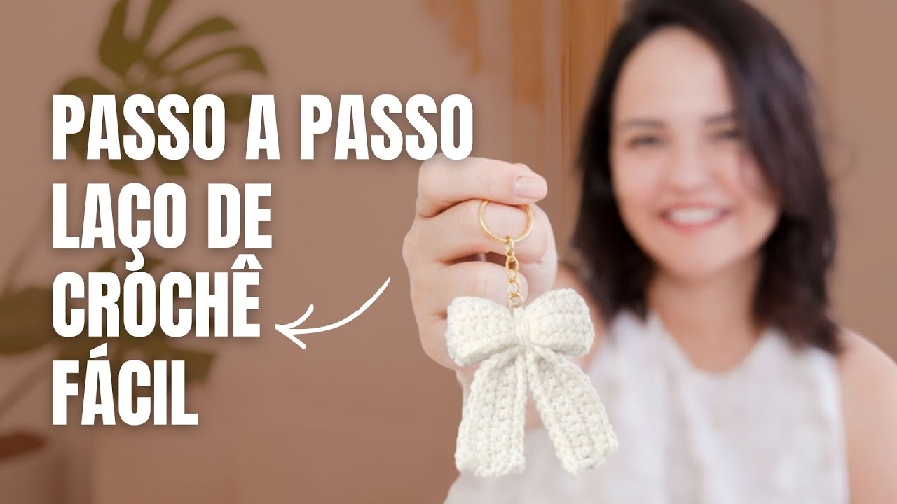 INCRÍVEL: Aprenda a fazer um LAÇO DE CROCHÊ passo a passo! NÃO PERCA ESSA OPORTUNIDADE!