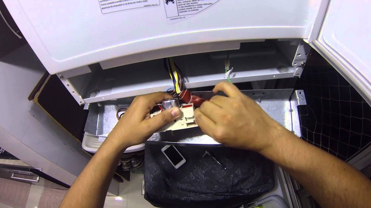 Trocando Timer da Secadora Brastemp com defeito