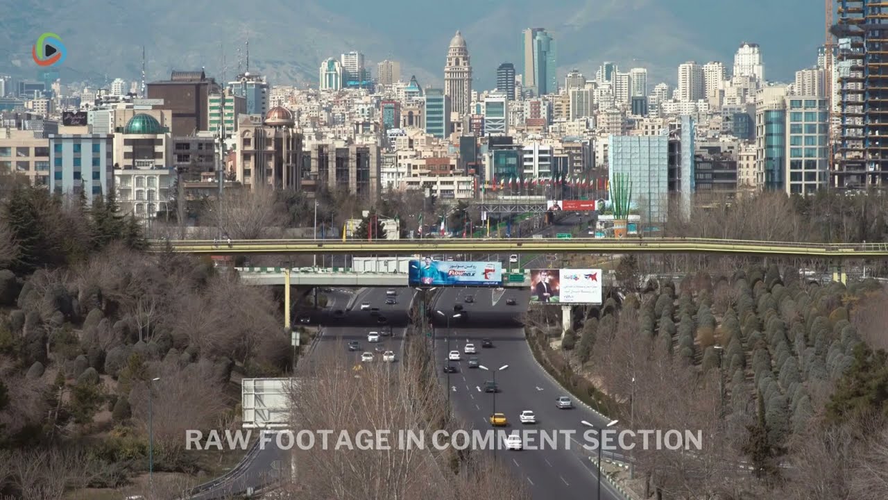 Tehran city of iran - Free HD Stock Footage - No Copyright - Fly Capture