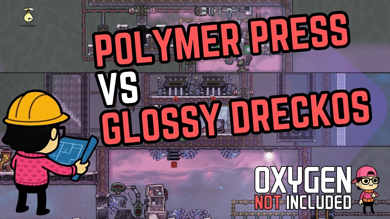 PLASTIC PRODUCTION - Glossy Dreckos VS Polymer Press - Oxygen Not Included