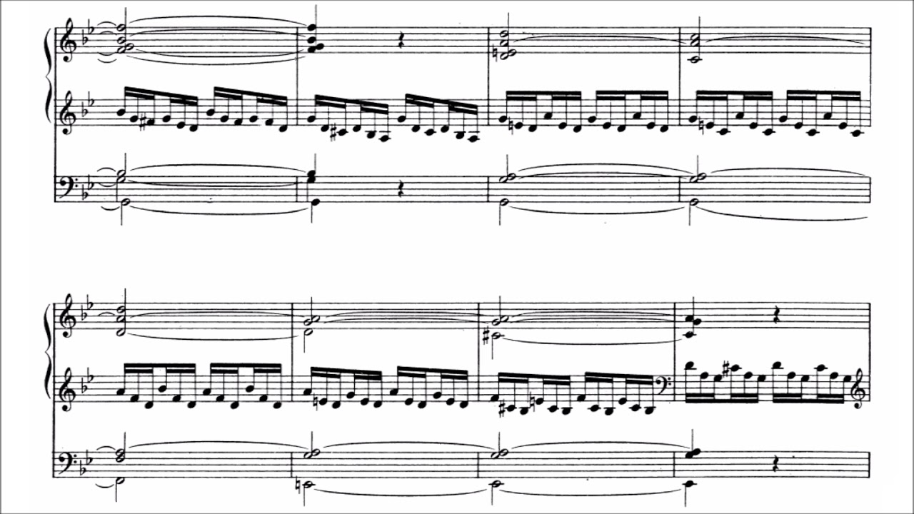 Dupré - Prelude and Fugue in G minor op. 7 no. 3 (with score)