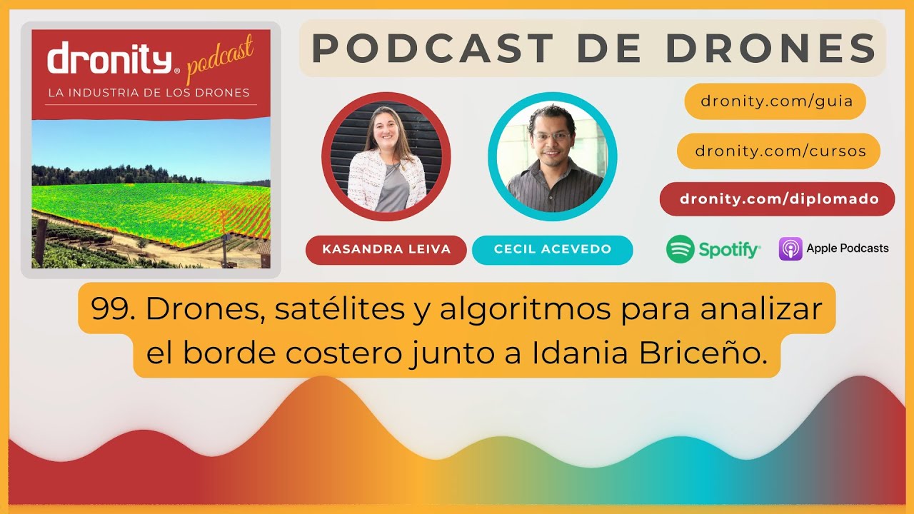99. DRONES, satélites y algoritmos para analizar el borde costero junto a Idania Briceño.
