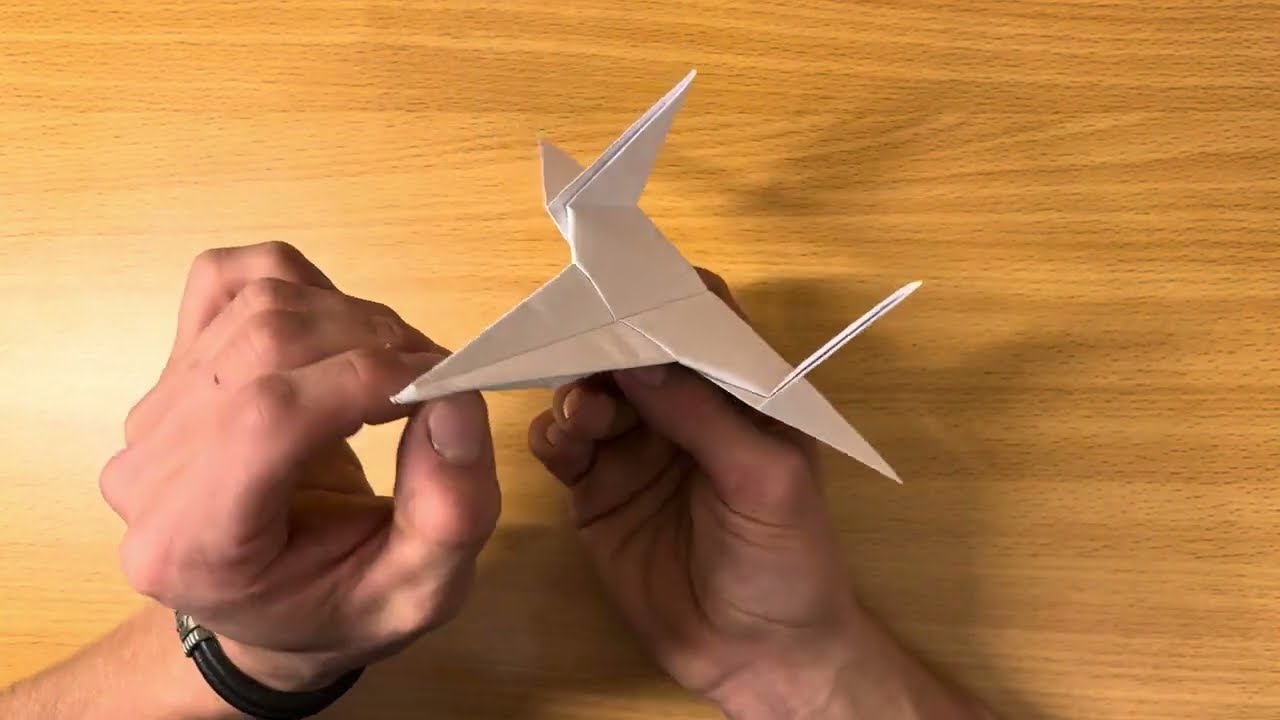 How To Make Airforce Paper Plane EASY