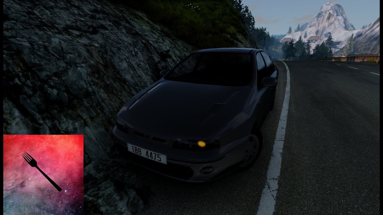 [ARCHIVNÍ VIDEO] BeamNG.drive MOD- Fiat Marea (185) 2.0DOHC I5 M5 AWD driving