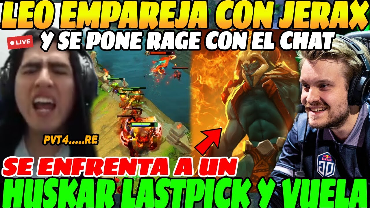 😲Leo teams up with Jerax and they face a Huskar Lastpick mid lane!😲 | Leo soars and replies to th...