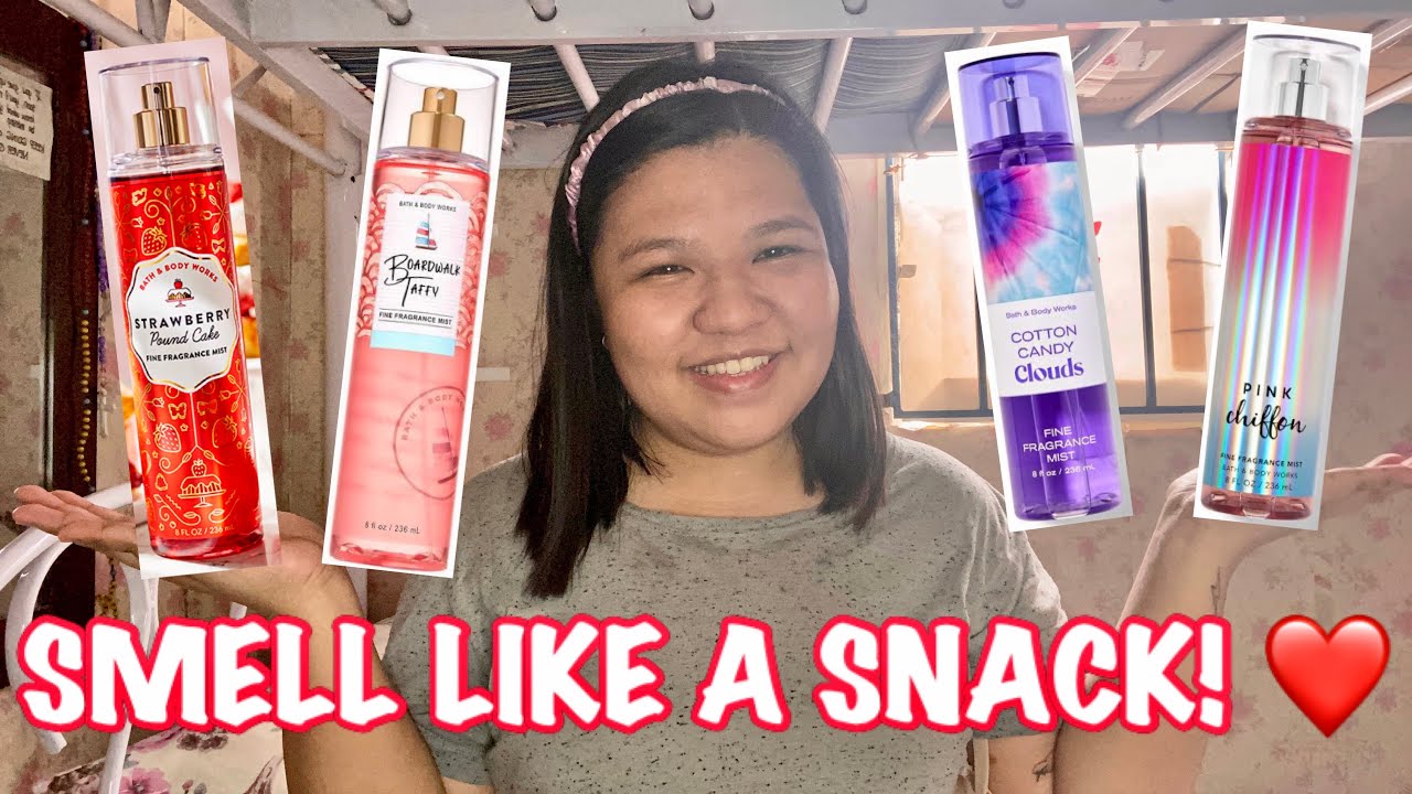 Bath and Body Works | Strawberry Pound Cake | Boardwalk Taffy | Cotton Candy Clouds | Pink Chiffon