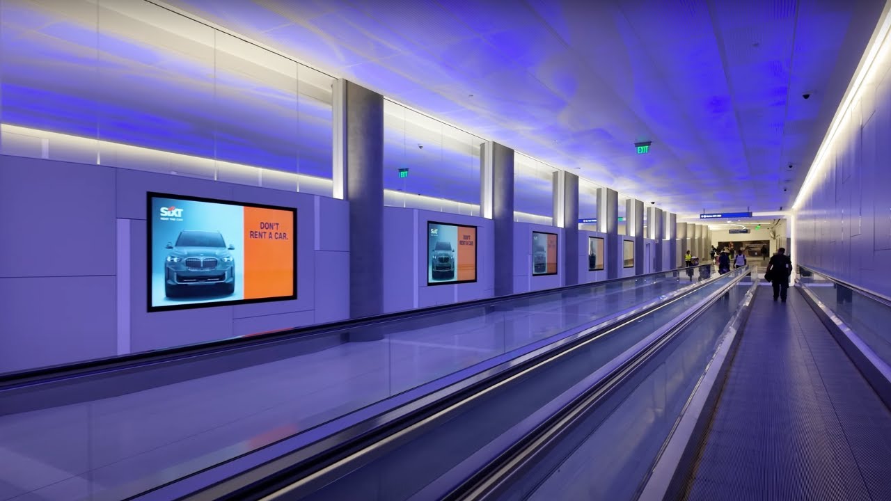 LAX - West Gates Walking Tour from Terminal B - Tom Bradley International (TBIT)