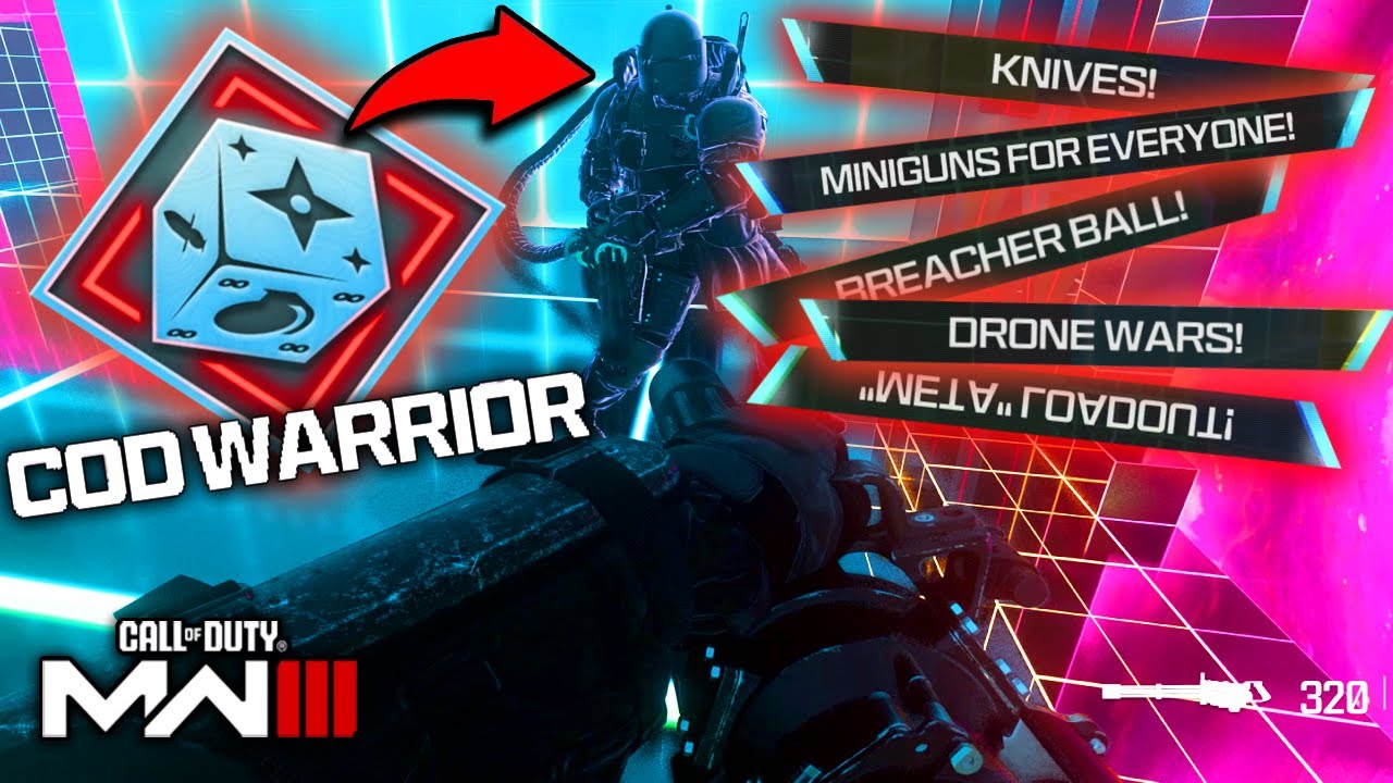 NEW TEST YOUR LUCK Gunfight Mode - COD Warrior Game Mode in Modern Warfare 3 Multiplayer Gameplay