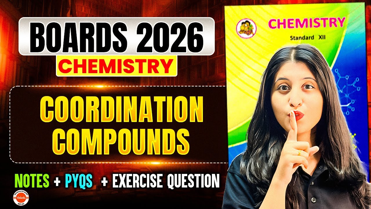Aakraman Series: Coordination Compounds One-Shot! ⚔️ Full Chapter Mastery 🔥| Siona Ma'am