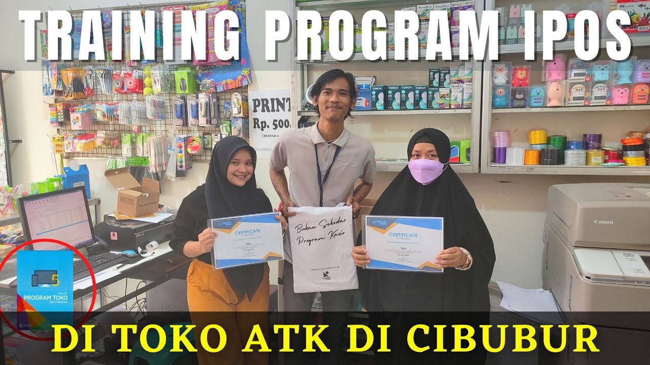 PELATIHAN PENGGUNAAN PROGRAM IPOS DI TOKO ATK DI CIBUBUR - APLIKASI KASIR TERBAIK