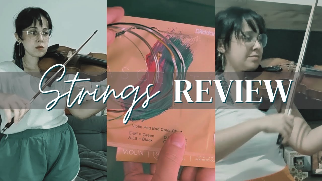 D'ADDARIO ASCENT&Eacute; REVIEW | and comparison with Pirastro Tonica - Violintures