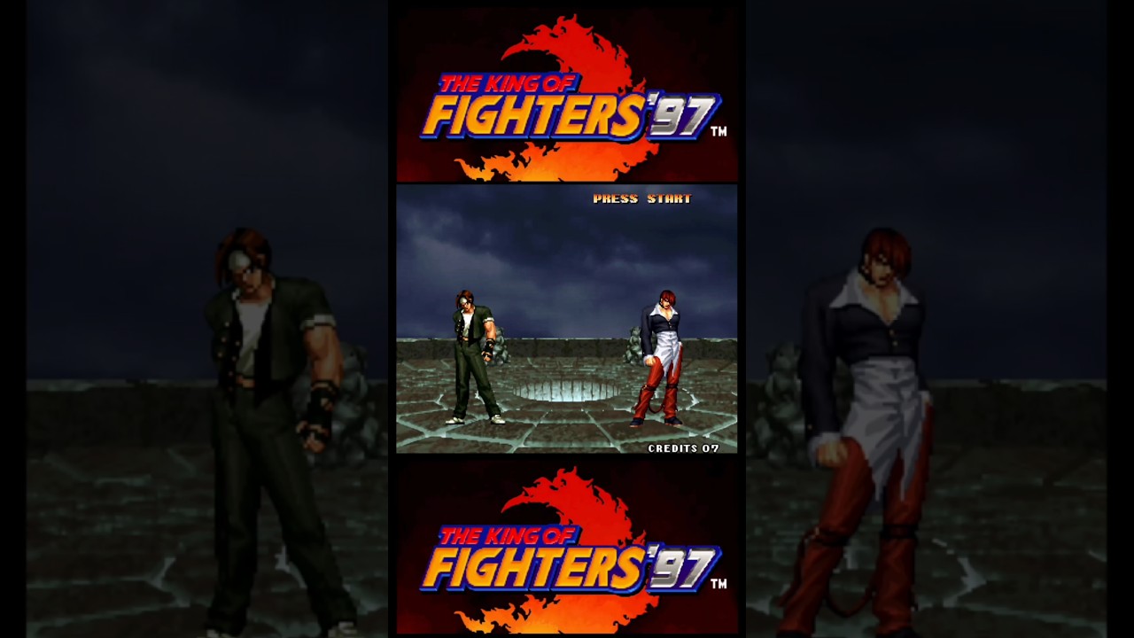 The Kof 97 Kyo Vs Iori Yagami #kof #arcade #snk