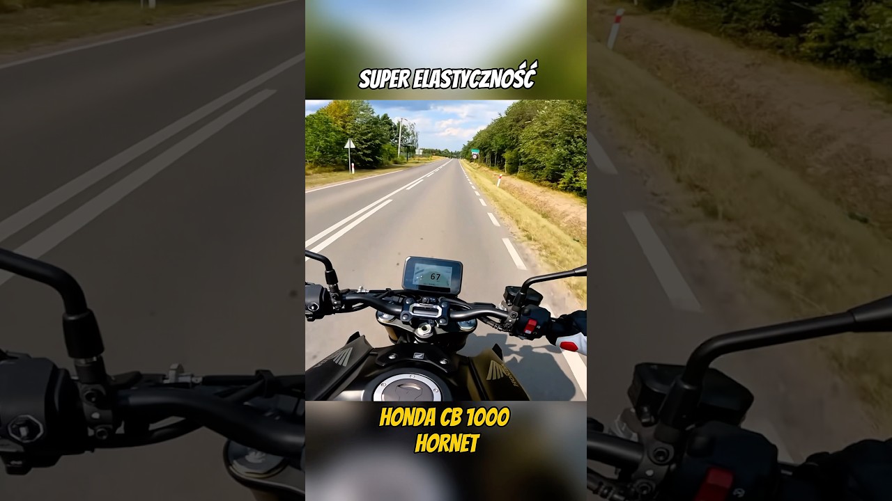 Dobra elastyczność silnika w Nowej Honda CB 1000 Hornet SP, ale czy MT10 jest fajniejsza? #shorts